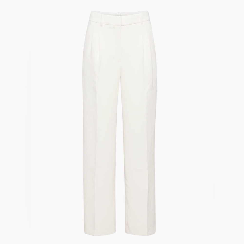 Aritzia- The Effortless Pant™ Wider - Crepette™ (Light Birch)